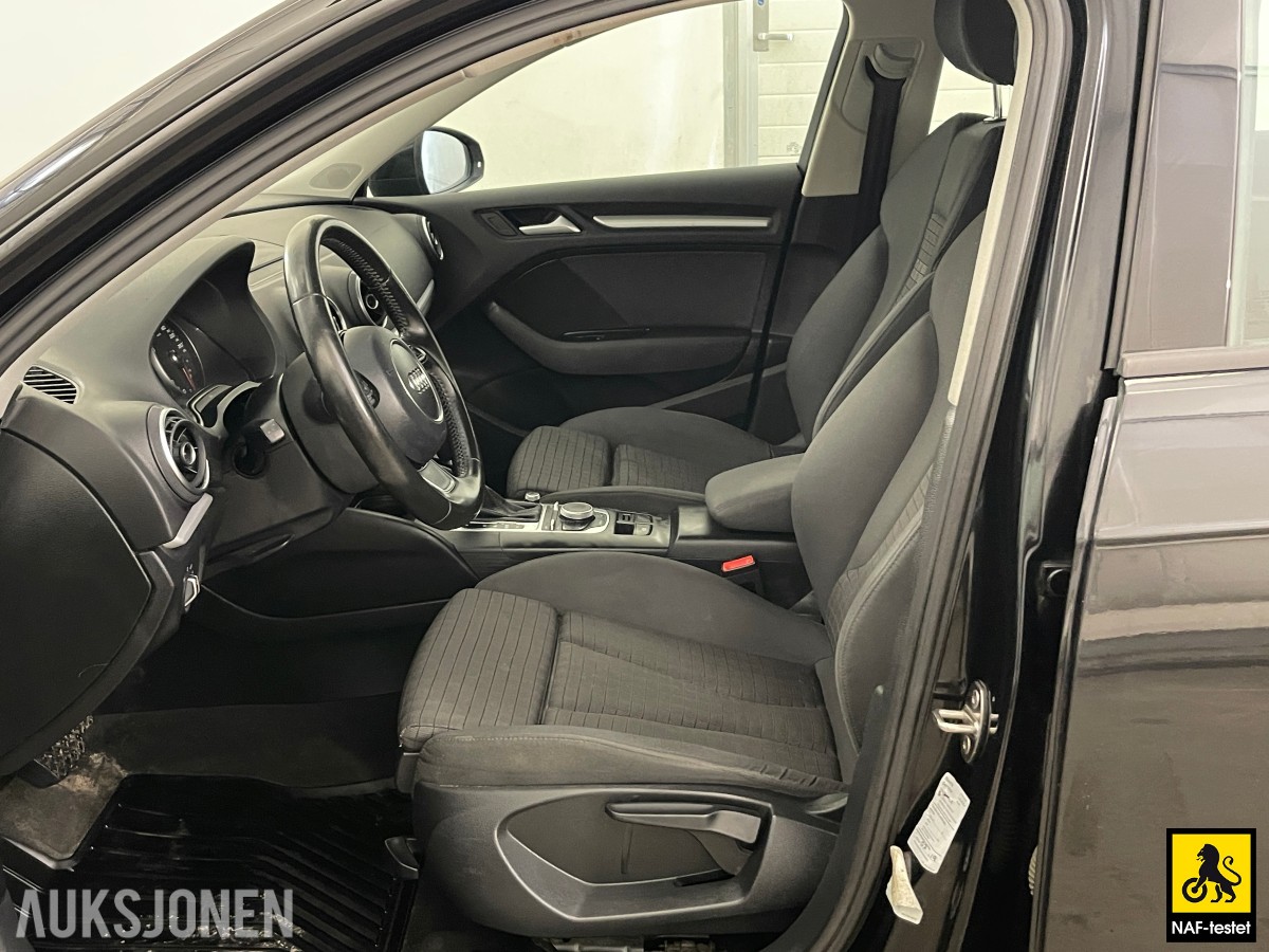 2016 Audi A3 AMBITION AUTOMAT HENGERFESTE SPORTSSETER NAVI CRUISE
