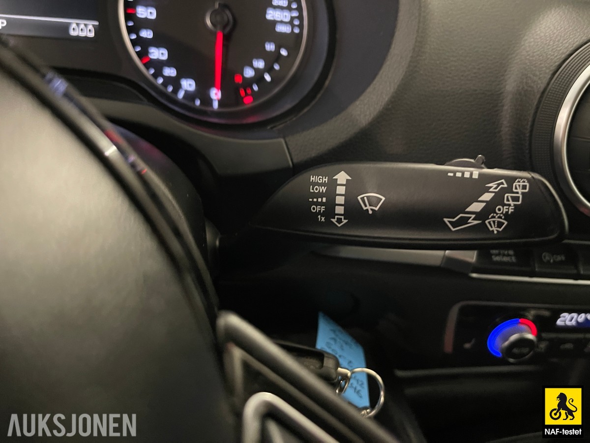 2016 Audi A3 AMBITION AUTOMAT HENGERFESTE SPORTSSETER NAVI CRUISE