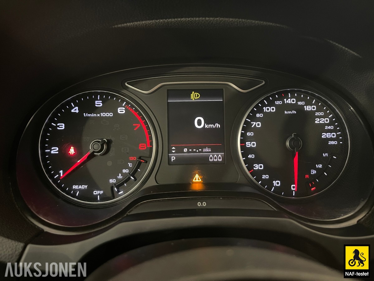 2016 Audi A3 AMBITION AUTOMAT HENGERFESTE SPORTSSETER NAVI CRUISE