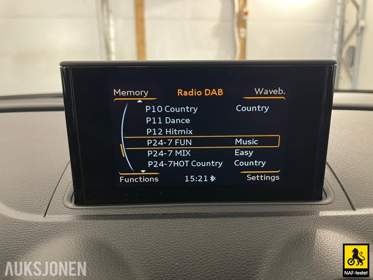 2016 Audi A3 AMBITION AUTOMAT HENGERFESTE SPORTSSETER NAVI CRUISE