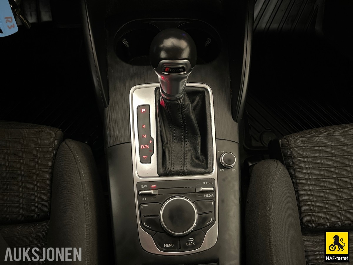 2016 Audi A3 AMBITION AUTOMAT HENGERFESTE SPORTSSETER NAVI CRUISE