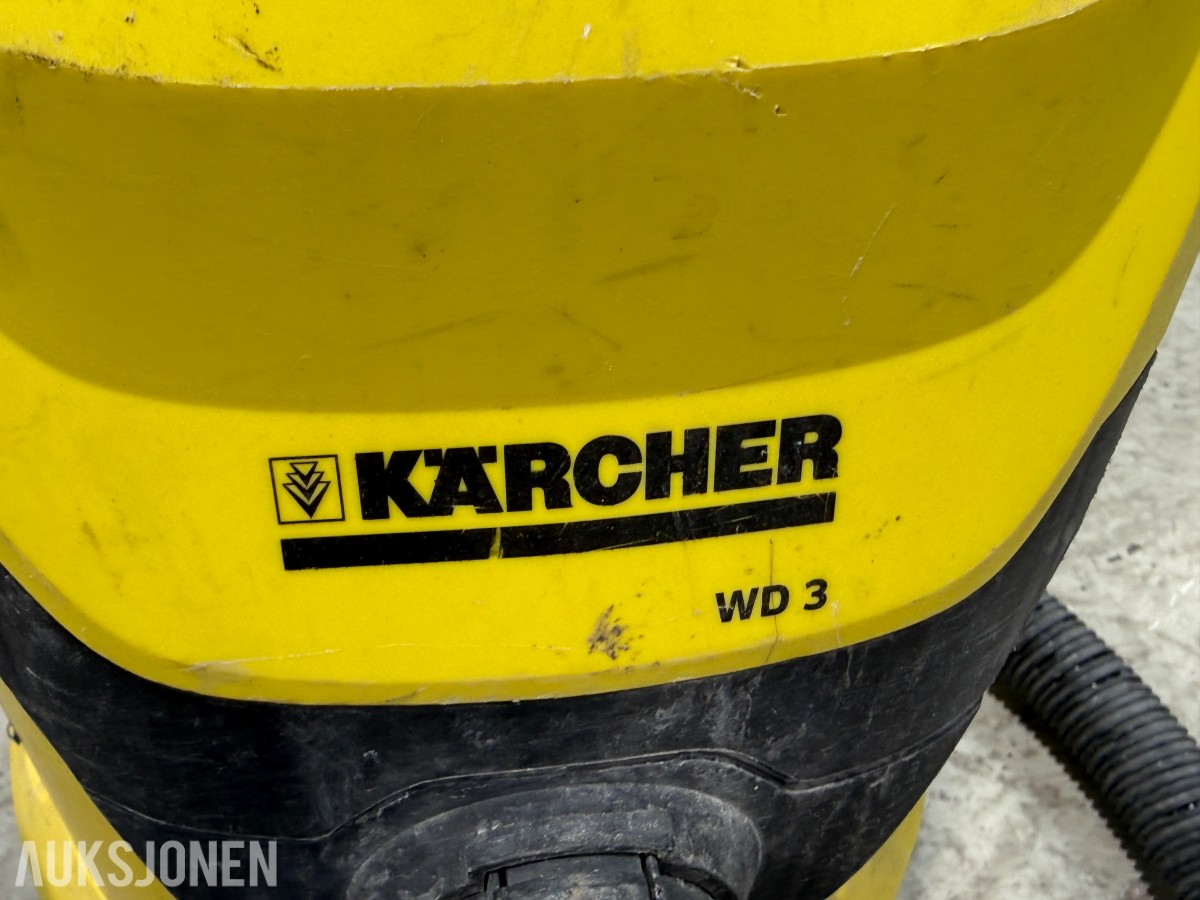 Kärcher og Stanley Våt-/tørrstøvsugere