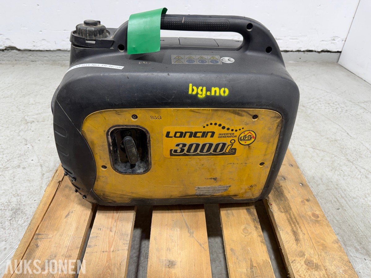 Loncin 3000i inverter strømaggregat 230V