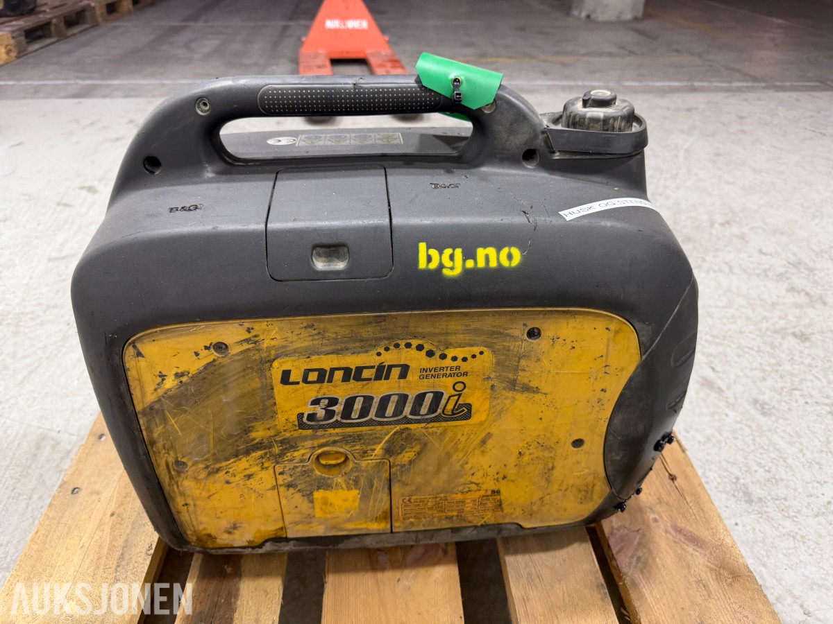 Loncin 3000i inverter strømaggregat 230V