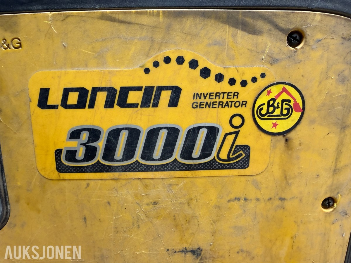 Loncin 3000i inverter strømaggregat 230V