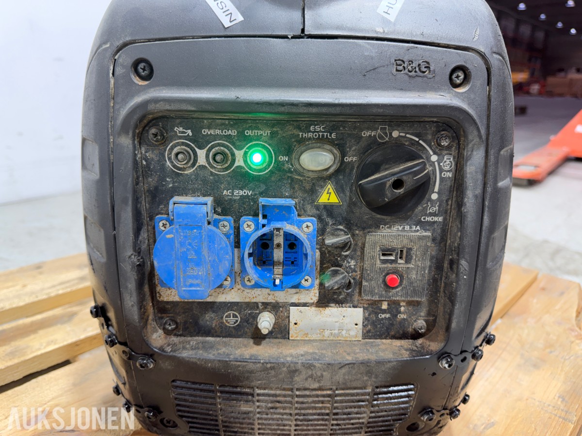 Loncin 3000i inverter strømaggregat 230V