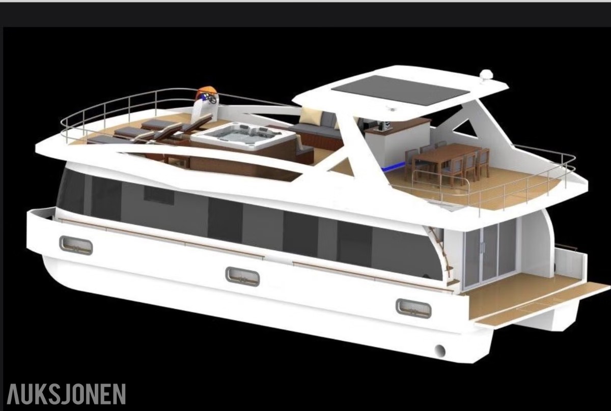 NORDIC OCEAN CRAFT 50 CAT - HUSBÅT - FØRES MED BÅTFØRERBEVIS