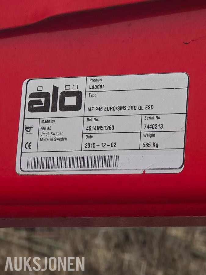 2016 Massey Ferguson 5612