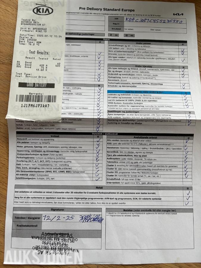 2025 Kia EV6, Exclusive Plus 84kWh AWD adaptiv cruisekontroll varmepumpe, 20000km