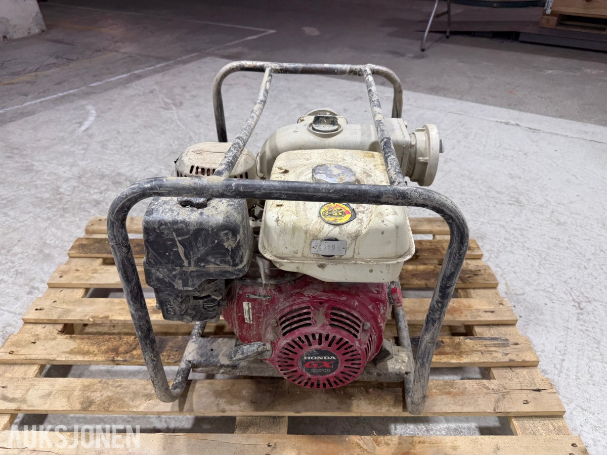 Honda WT30X vannpumpe med GX270 motor