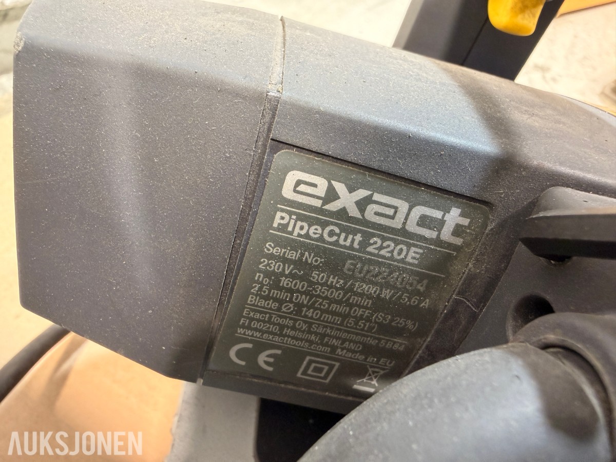 Exact PipeCut 220E rørkutter