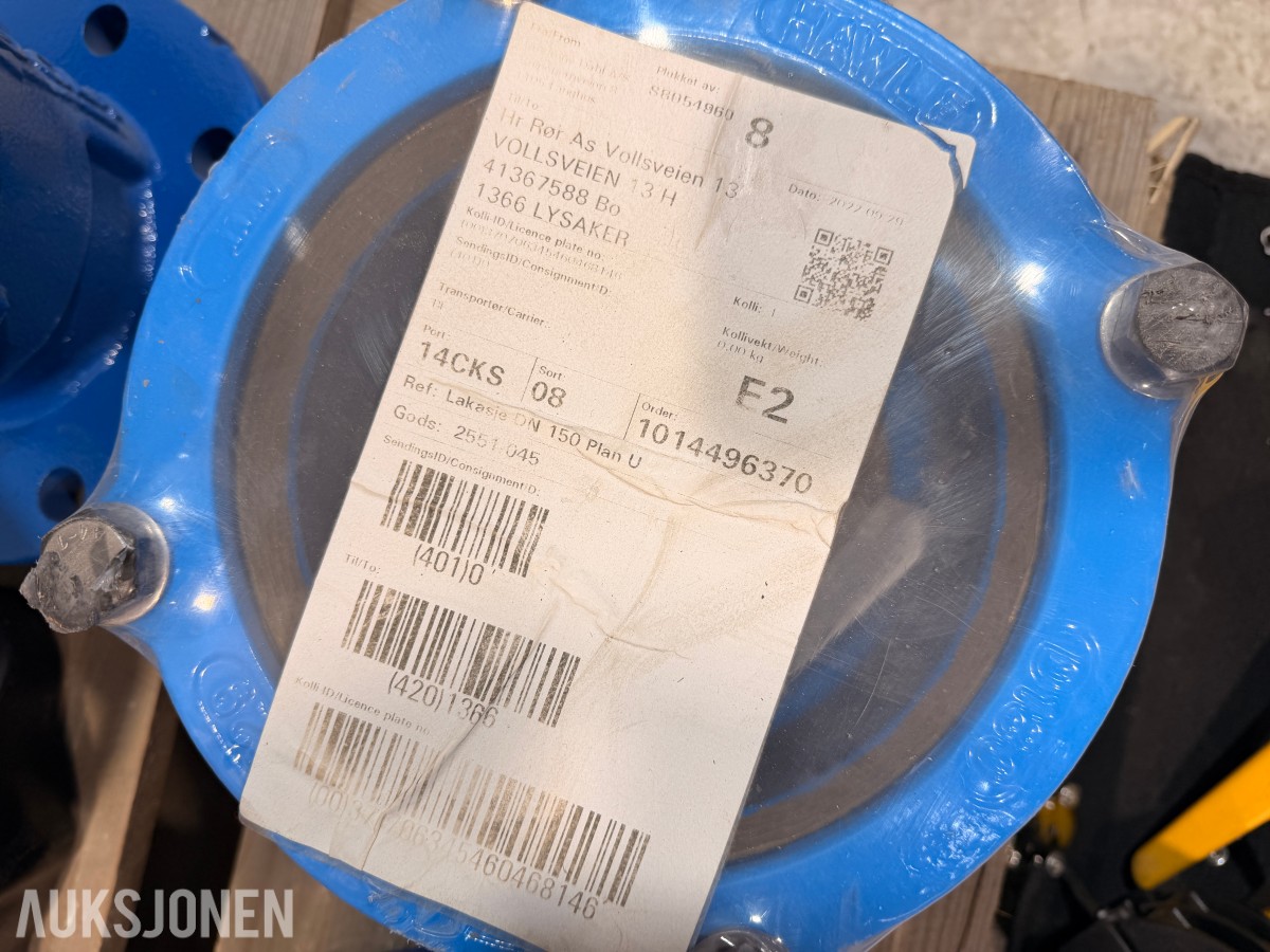 VA-deler / rørdeler – ventiler, flenser