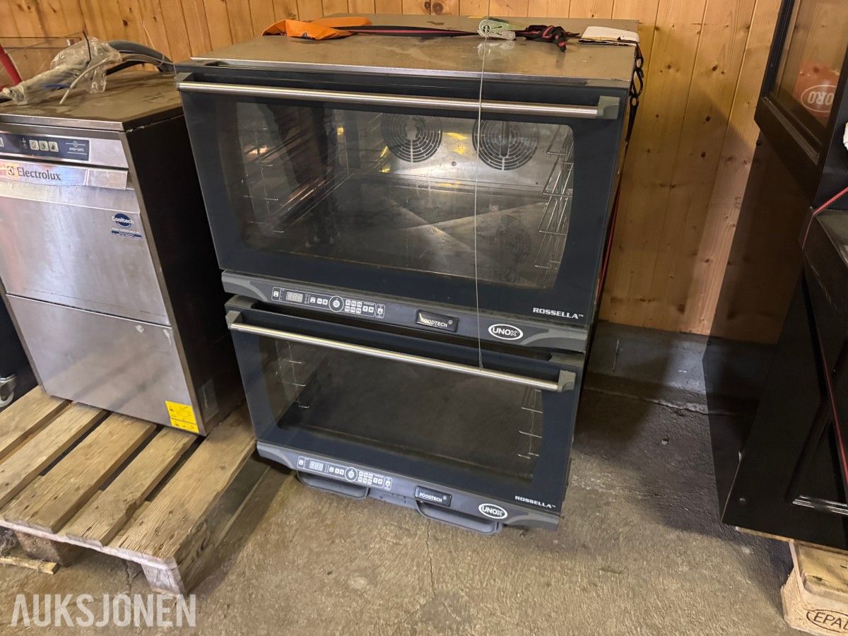 Komplett serveringsdisk / butikkinnredning selges med ovner og oppvaskmaskin
