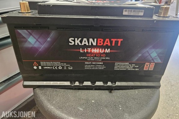2026 Skanbatt solcelle pakke med regulator og 180 ah Lithium. Alt fra Skanbatt Fri Camp pakke