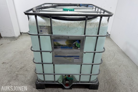IBC tank 1000L med AdBlue inkl. slange og pumpe - INGEN MINSTEPRIS