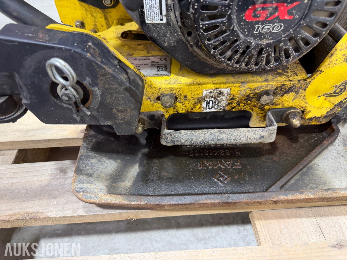 2025 Bomag BP 20/45 Vibrasjonsplate m/Honda GX160 – 92 kg