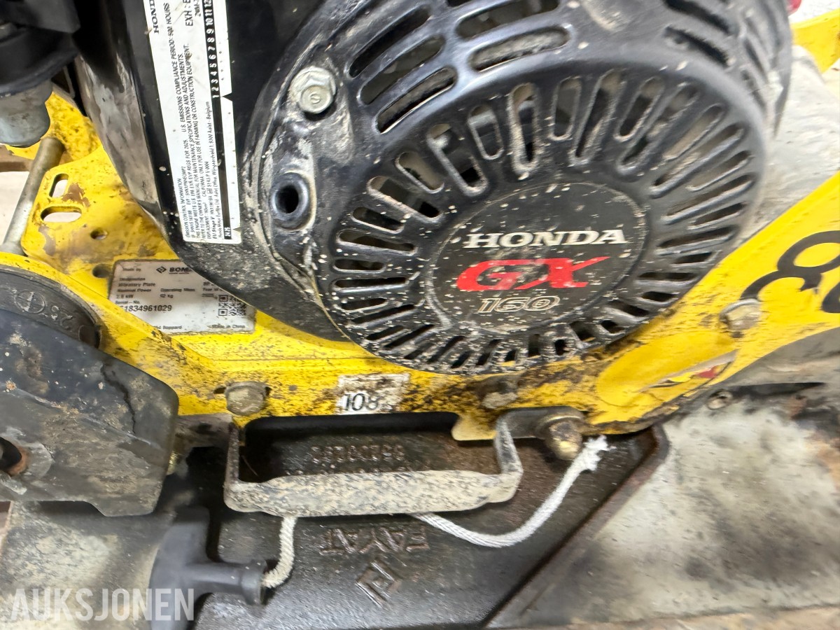 2025 Bomag BP 20/45 Vibrasjonsplate m/Honda GX160 – 92 kg