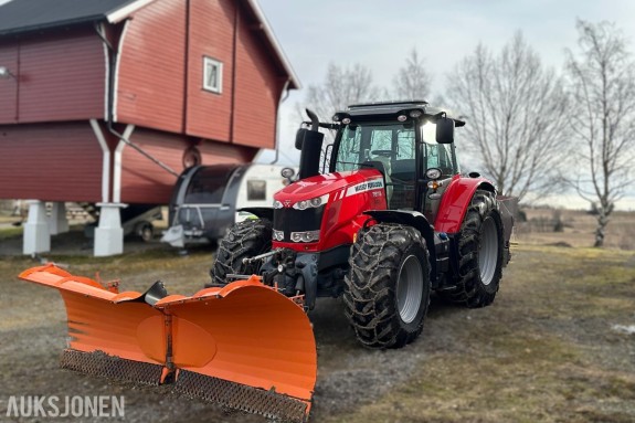 2014 MASSEY FERGUSON 7618 DYNA-6 – 192HK – 2677 TIMER – 50 KM/T – KOMPLETT MED VINTERUTSTYR