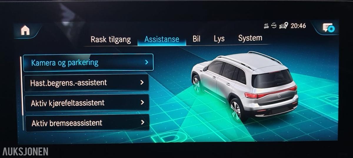 2022 Mercedes-Benz EQB 300 4MATIC 7-seter cruisekontroll ryggekamera 