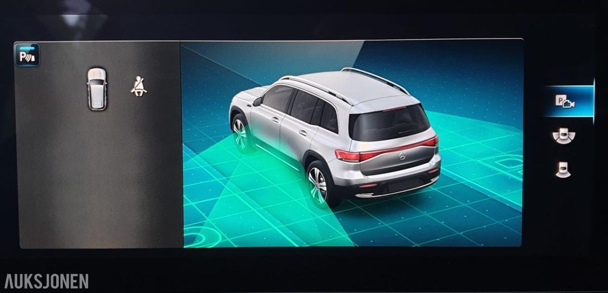 2022 Mercedes-Benz EQB 300 4MATIC 7-seter cruisekontroll ryggekamera 