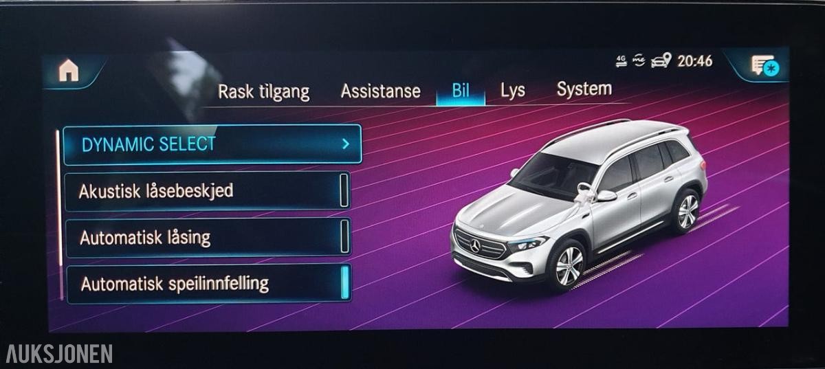 2022 Mercedes-Benz EQB 300 4MATIC 7-seter cruisekontroll ryggekamera 
