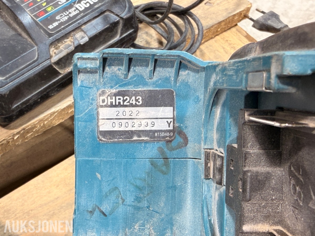 Stor Makita verktøypakke – vinkelsliper, borhammere, driller, platesaks m.m.