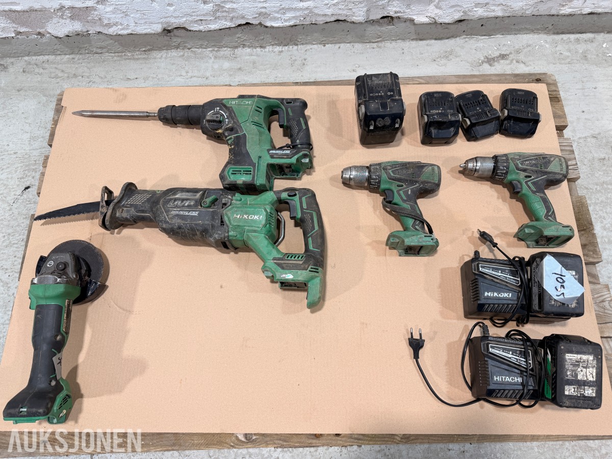 HiKOKI / Hitachi 18V–36V verktøypakke