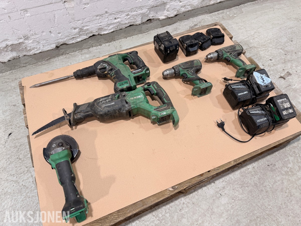 HiKOKI / Hitachi 18V–36V verktøypakke