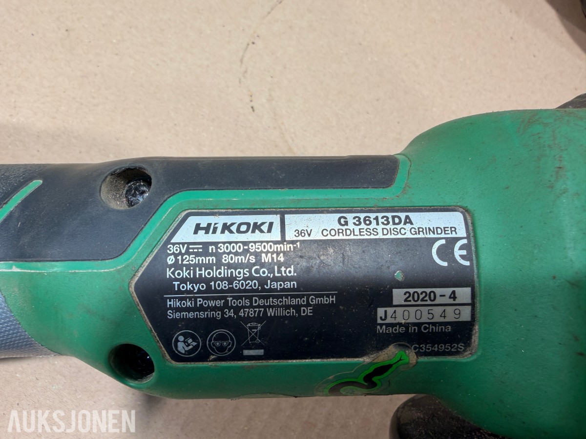 HiKOKI / Hitachi 18V–36V verktøypakke