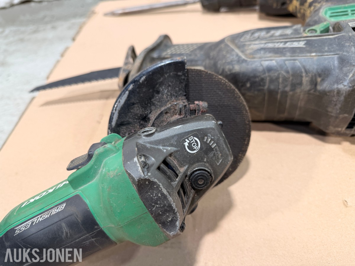 HiKOKI / Hitachi 18V–36V verktøypakke