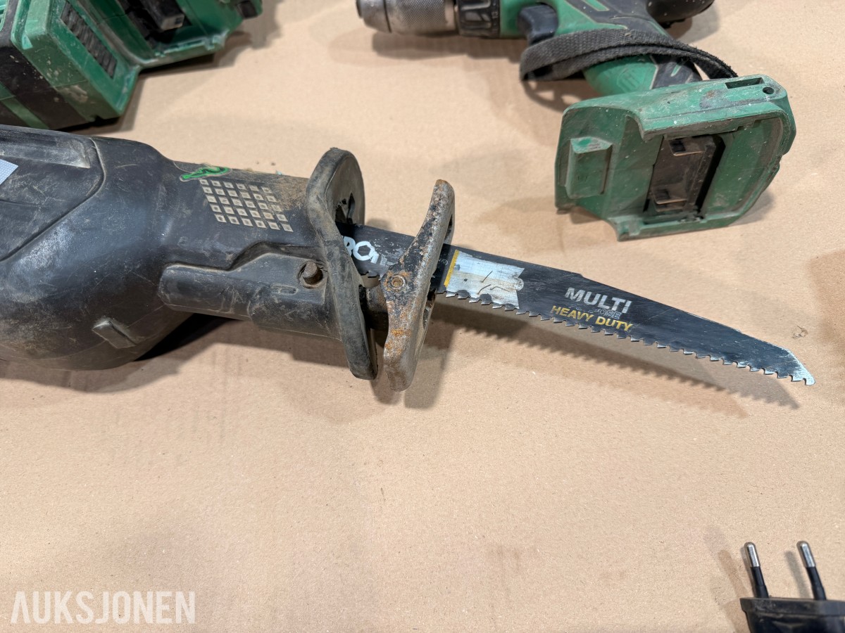 HiKOKI / Hitachi 18V–36V verktøypakke