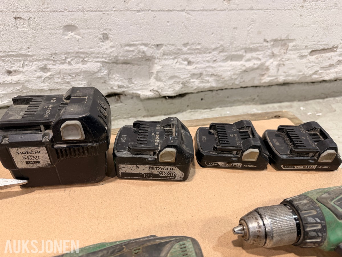 HiKOKI / Hitachi 18V–36V verktøypakke