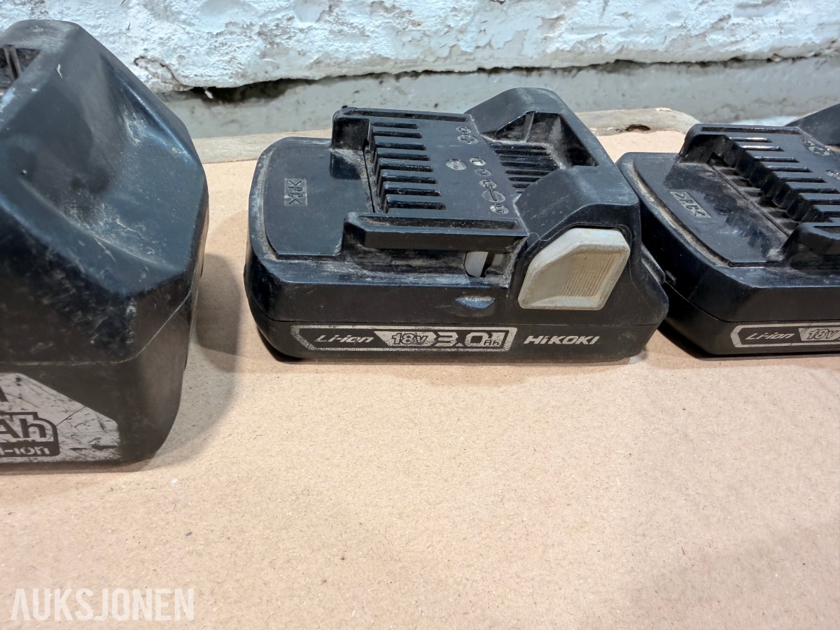HiKOKI / Hitachi 18V–36V verktøypakke