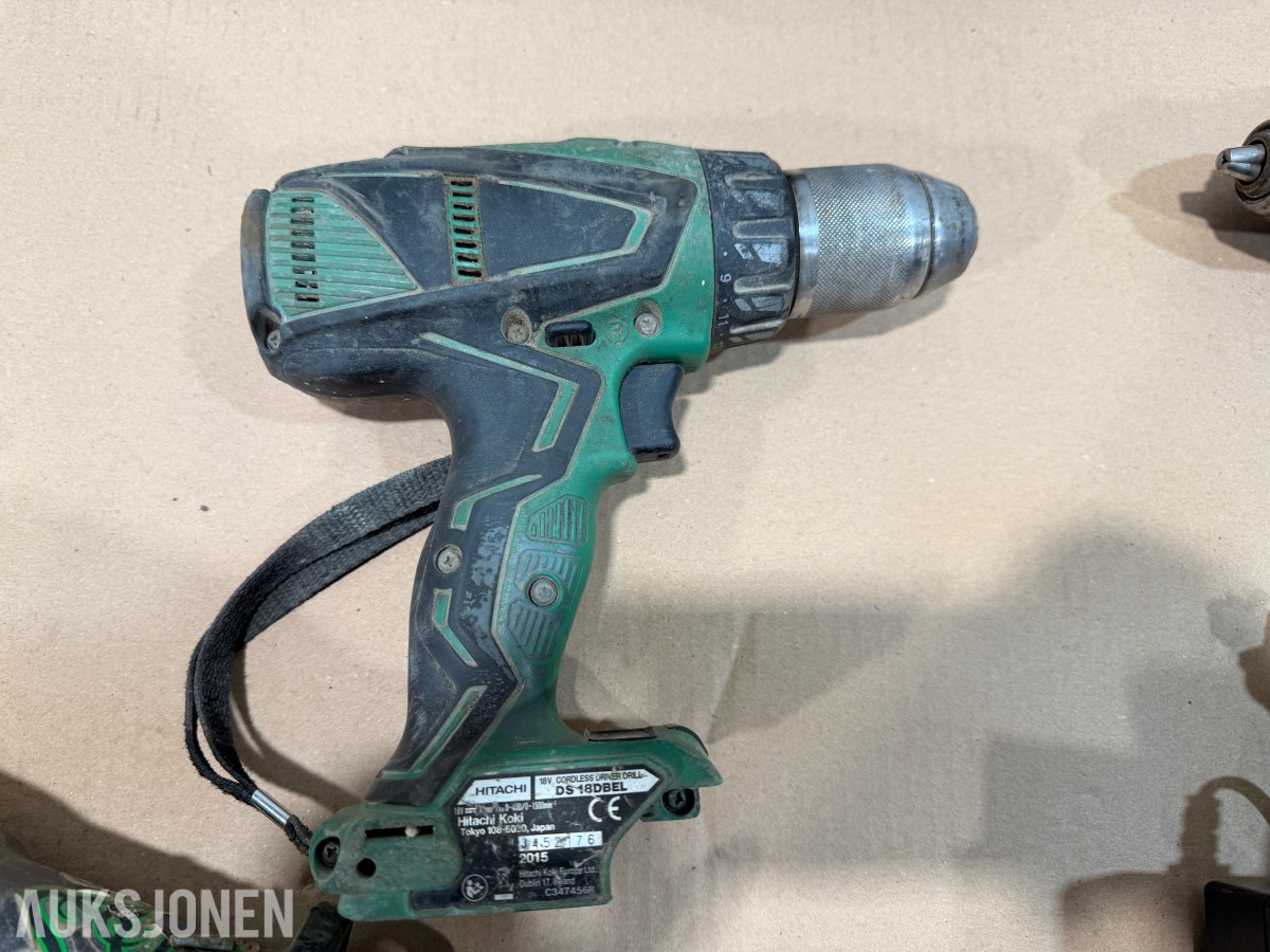 HiKOKI / Hitachi 18V–36V verktøypakke