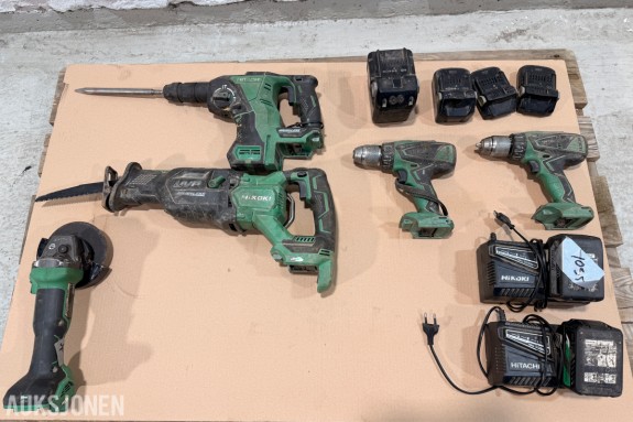 HiKOKI / Hitachi 18V–36V verktøypakke