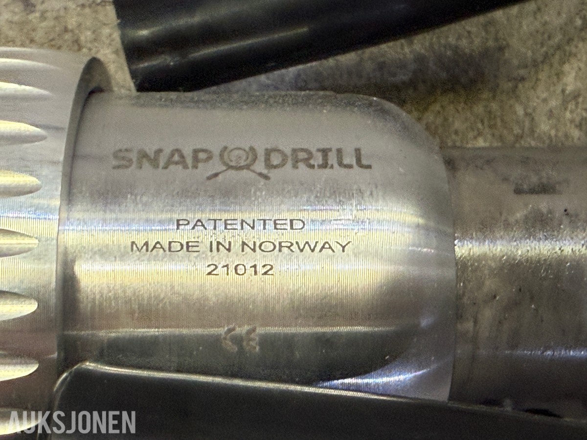 Snapdrill rørboringsverktøy sett – 1-1/4, 2 og 4 tom (DN32–DN100)