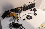 Hytera DMR håndradioer m/ MCA08 ladestasjon + Hetronic Nova fjernkontroller