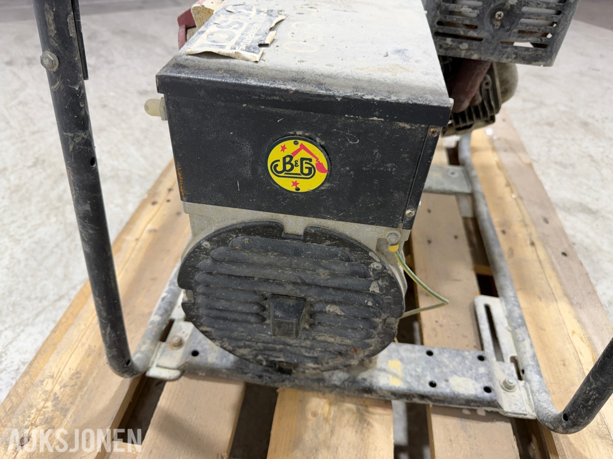 Inmesol AH-850 strømaggregat 400V 3FAS med Honda GX390