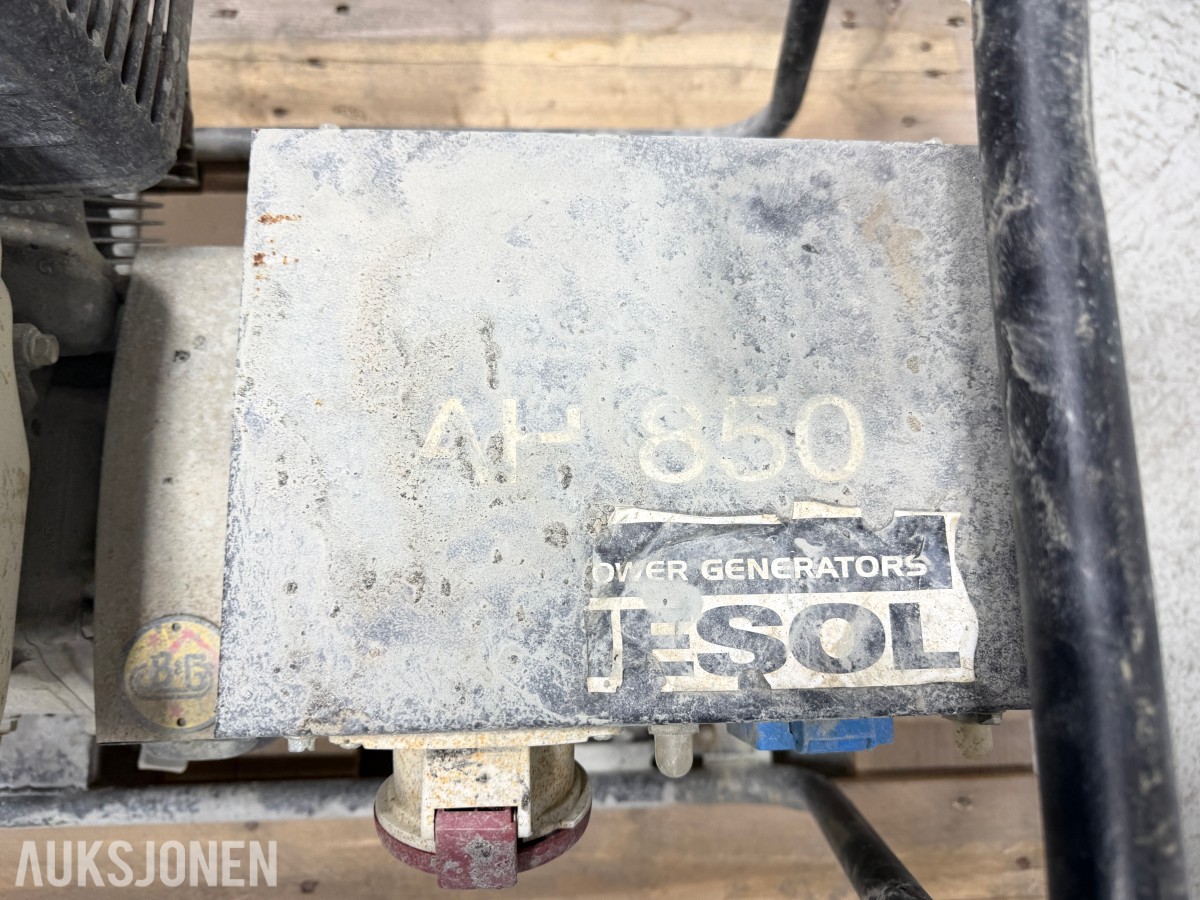 Inmesol AH-850 strømaggregat 400V 3FAS med Honda GX390