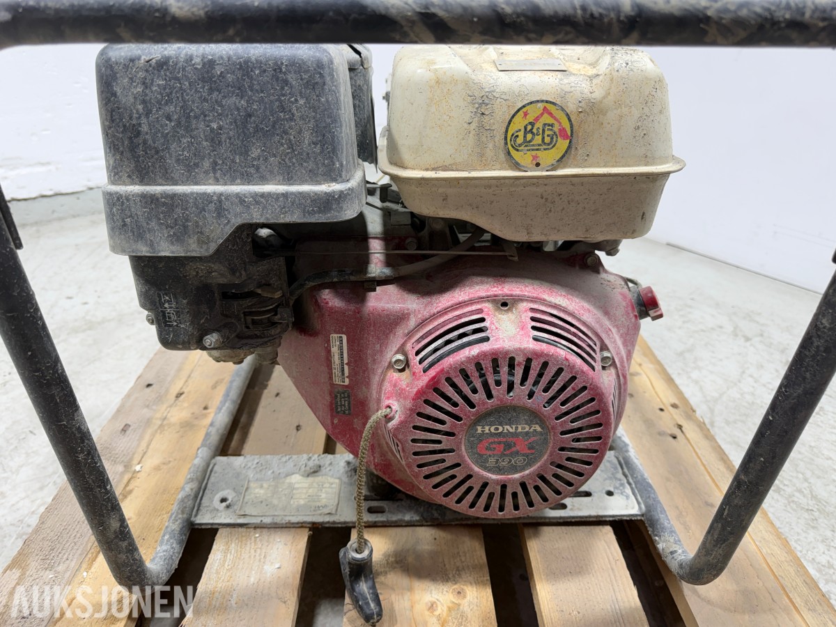 Inmesol AH-850 strømaggregat 400V 3FAS med Honda GX390