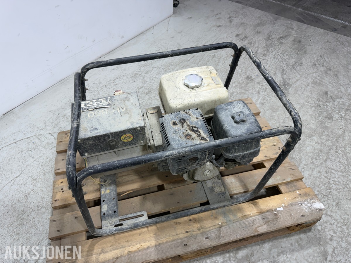 Inmesol AH-850 strømaggregat 400V 3FAS med Honda GX390