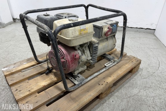 Inmesol AH-850 strømaggregat 400V 3FAS med Honda GX390