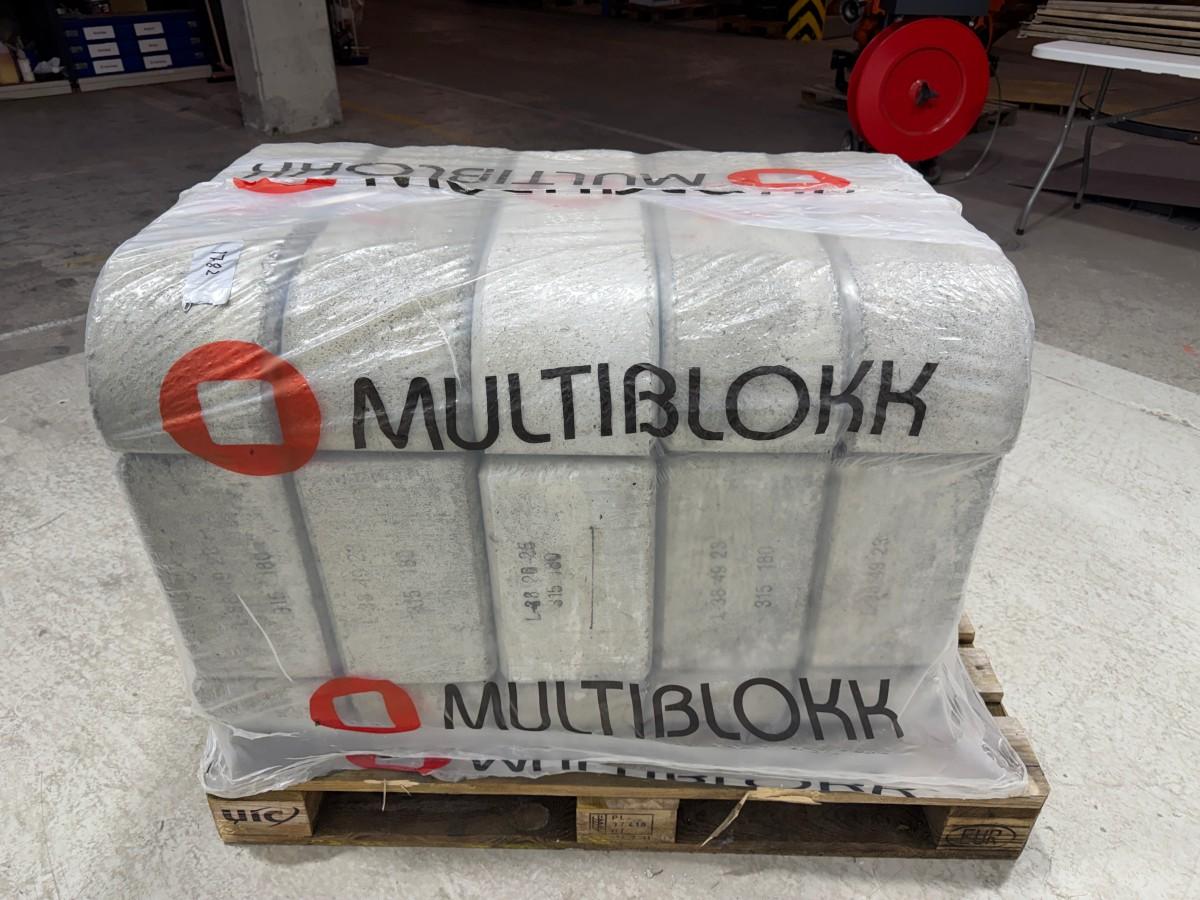 Multiblokk forskalingsblokker - Dimensjon: ca. 315 x 180 mm