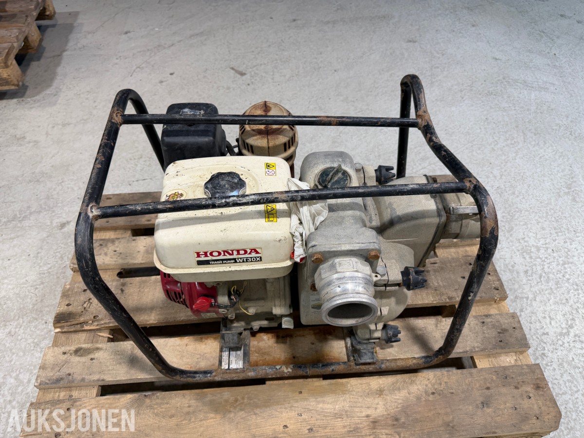 Honda WT30X lensepumpe med GX270 motor 