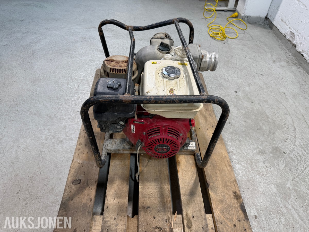 Honda WT30X lensepumpe med GX270 motor 