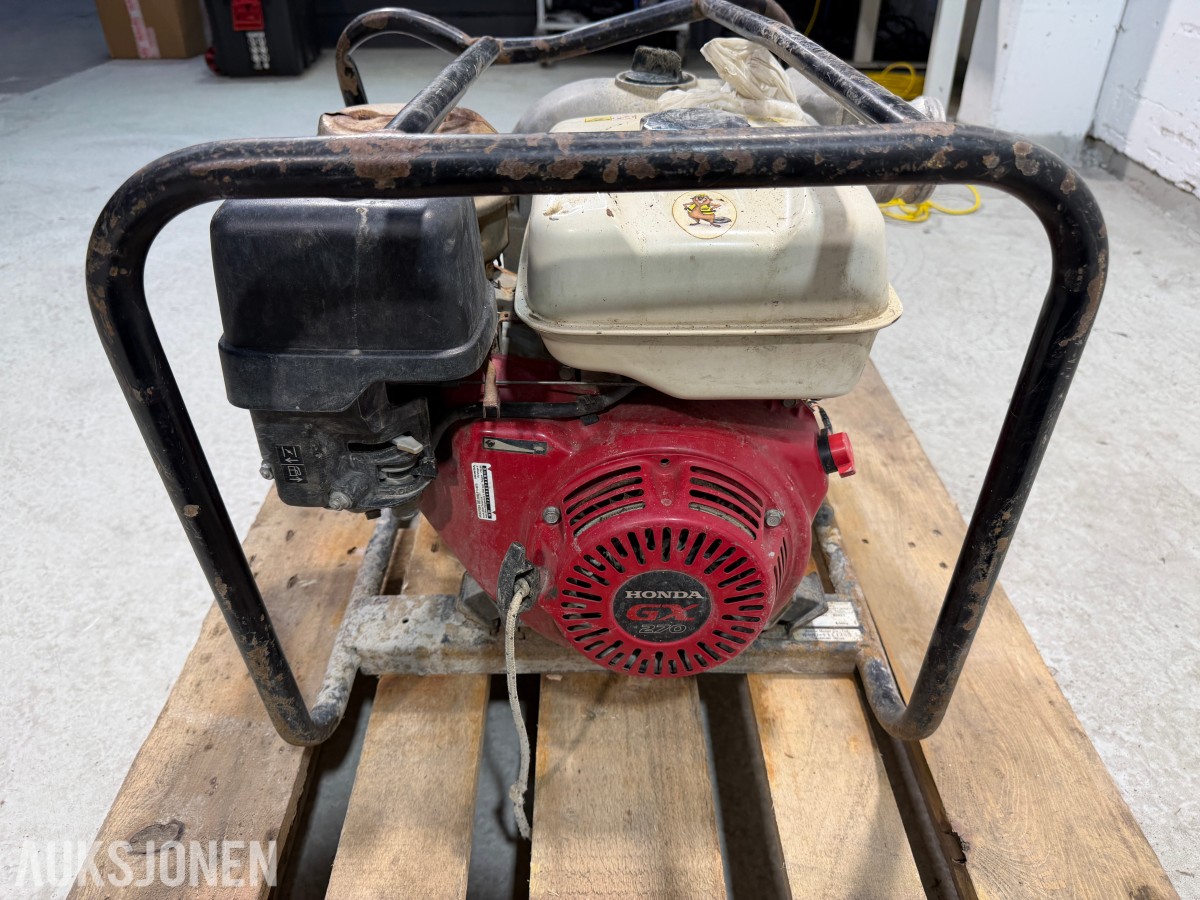Honda WT30X lensepumpe med GX270 motor 