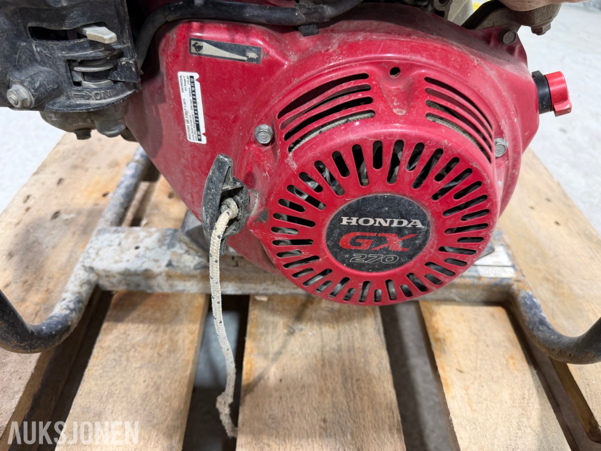 Honda WT30X lensepumpe med GX270 motor 