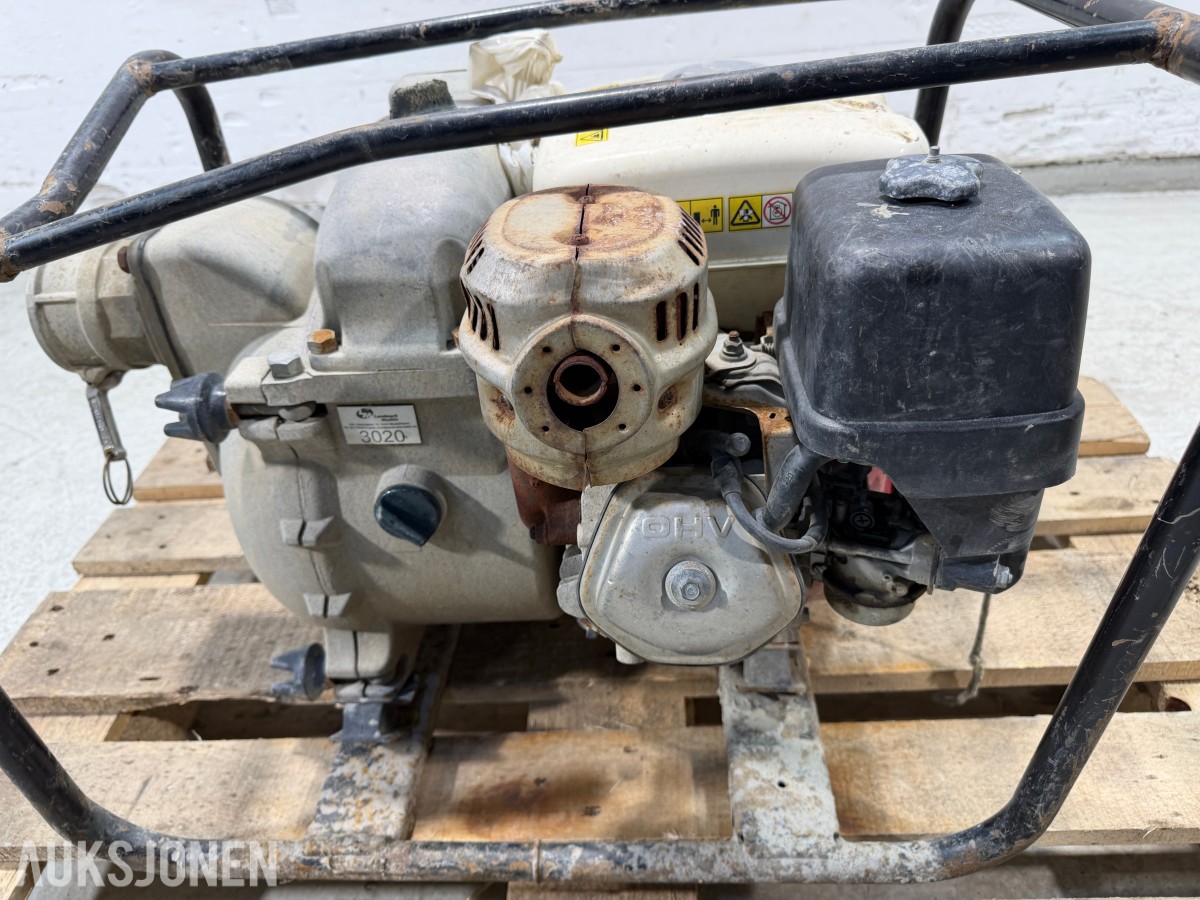 Honda WT30X lensepumpe med GX270 motor 
