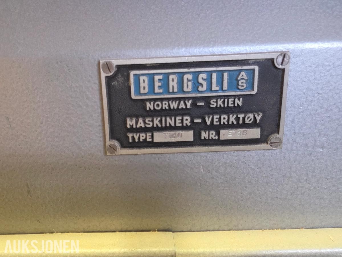 Bergsli T160 borfres med mateapparat – solid industrimaskin
