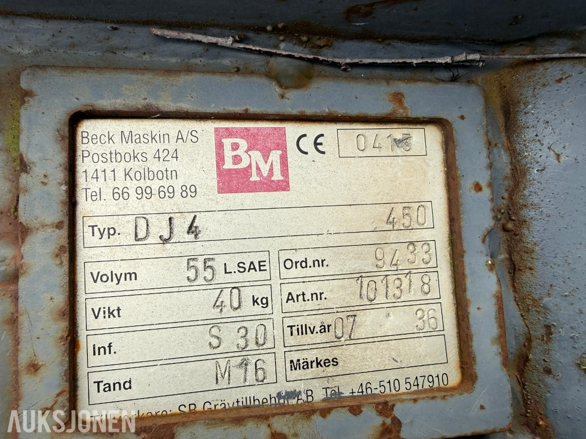 2007 Andre BM Graveskuffe m/S30 feste 40cm